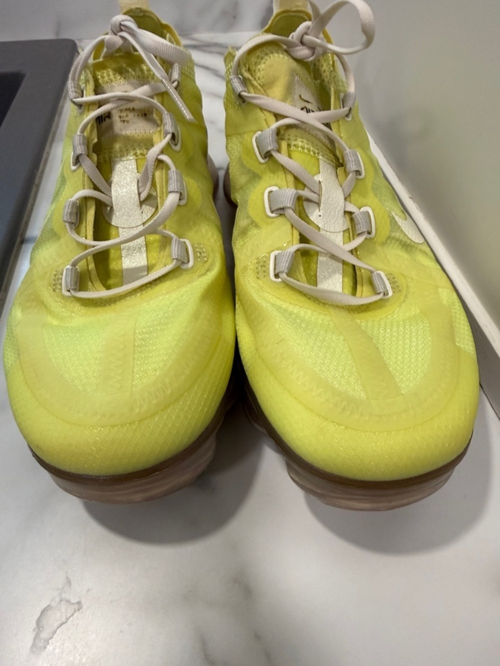 Nike Air VaporMax 2019 lime green SE women's sneakers size 7 - Picture 10 of 10